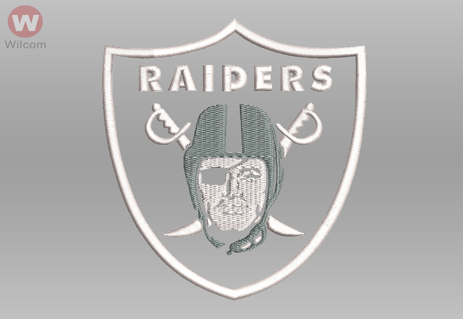 NFL Oakland Raider Machine embroidery design 3 sizes Etsy