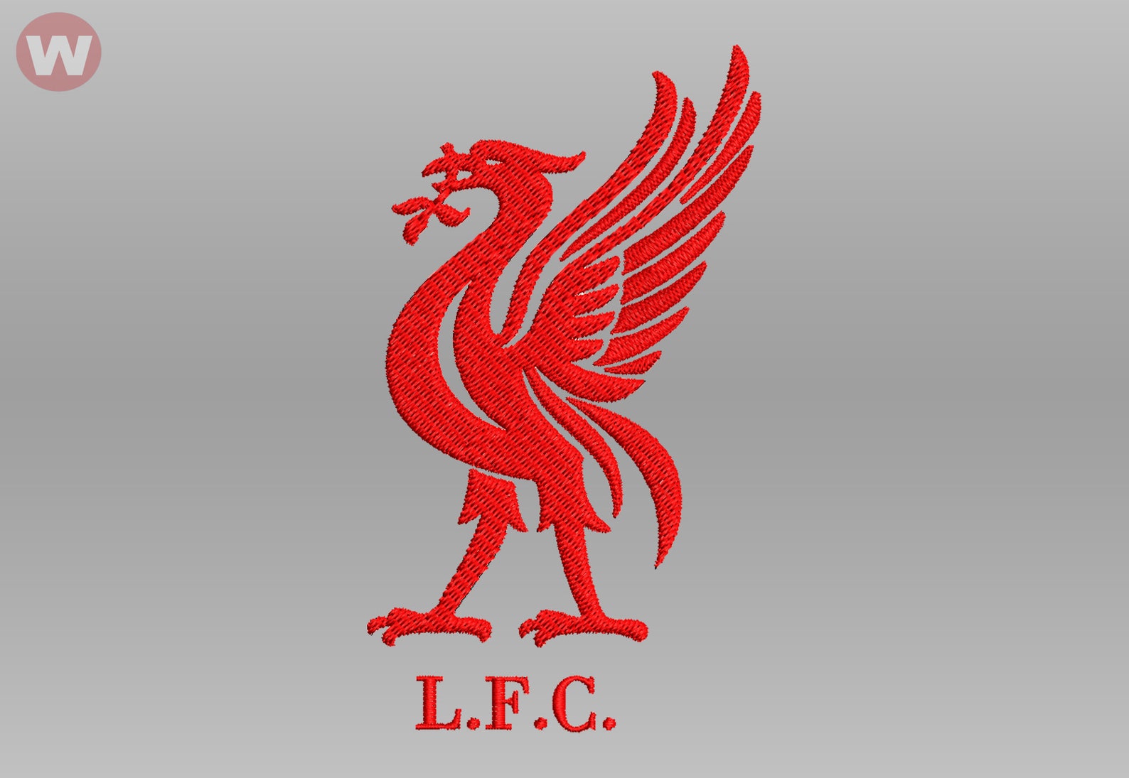 Liverpool FC logo 2 Machine embroidery design 4 sizes Etsy