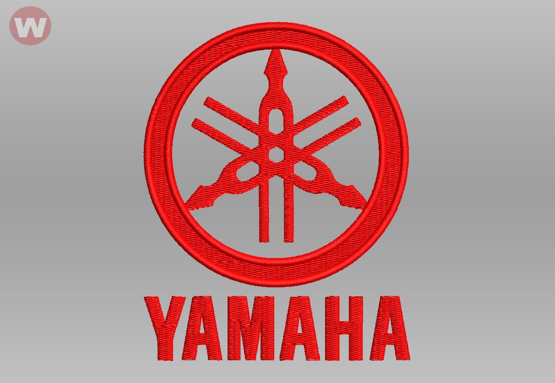Yamaha logo machine embroidery design 4 sizes  etsy Yamaha logo machine embroidery design 4 sizes  etsy