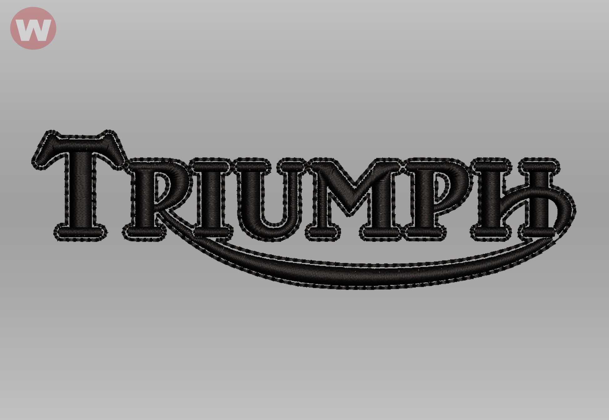 Triumph Machine embroidery design 4 sizes Etsy