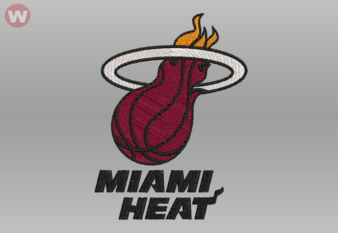 Nba miami heat logo machine jessecmault design 3 sizes etsy Nba miami heat logo machine jessecmault design 3 sizes etsy
