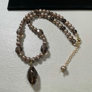 Potato Pearl Beaded Necklace - Original Handmade Design