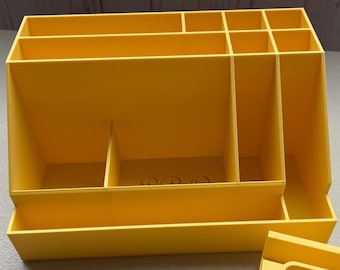 Craft Tool Caddy Storage Desk Organizer - Optional Glue Holder Add-on