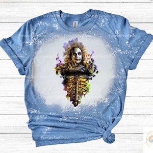 Beetlejuice Skeleton Bleach Shirt