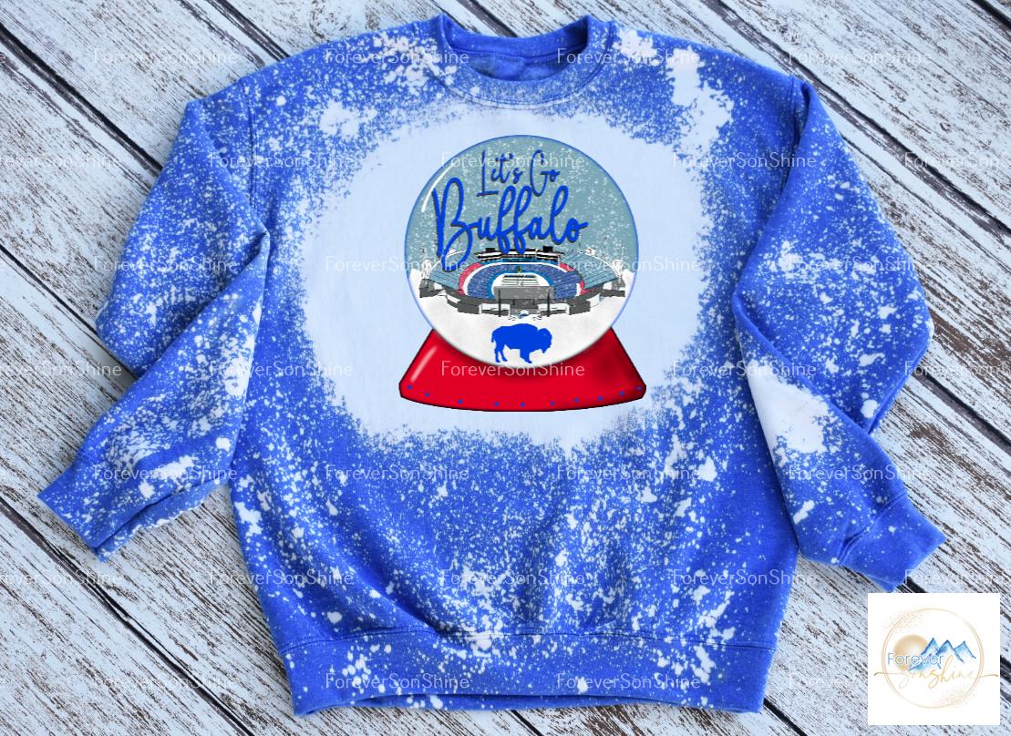 Let's Go/Snow Buffalo Bleach Sweater