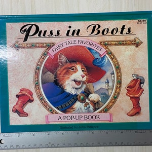 Puss In Boots Pop-Up Book Creative Child Press Illustrated by John Patience Classic Children’s Fairy Tale Book Folklore Playmore