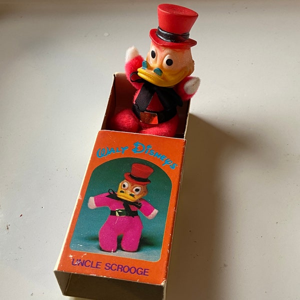 RESERVED Listing for Ashlyn Matchbox Doll UNCLE SCROOGE Walt Disney 3” Vintage Tiny Beanie Collectible Hong Kong