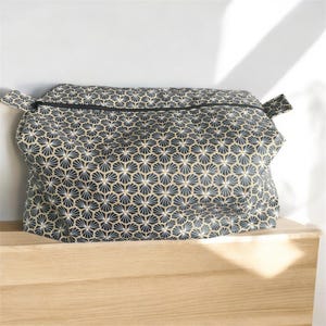 Trousse de toilette grande capacité, vanity case imperméable, rangement articles de toilette et de maquillage, cadeau Noël pour elle