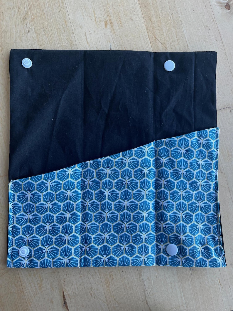 Cutlery pouch, waterproof fabric cutlery holder, cutlery case, picnic accessory, zero-waste gift, cutlery lunchbox image 13