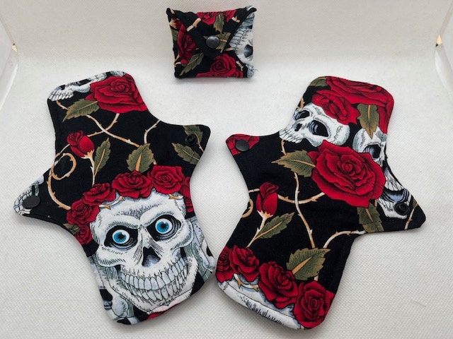 Black Lace Halloween Floral Skull Bra With Metallic Rose Gold
