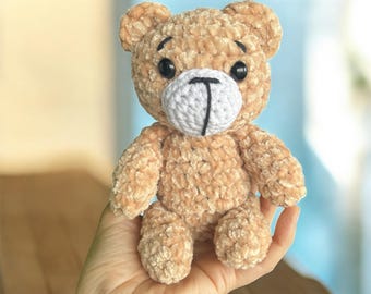 Ours géant en peluche beige - L'Ours Maïlou 120 cm fait main - Maïlou
