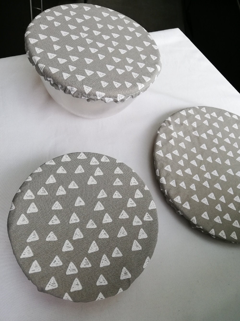 Charlotte Alimentaire Ronde, Couvre Plat en Coton, Couvre-Plat Tissu, Charlotte Pour Saladier, à Bol