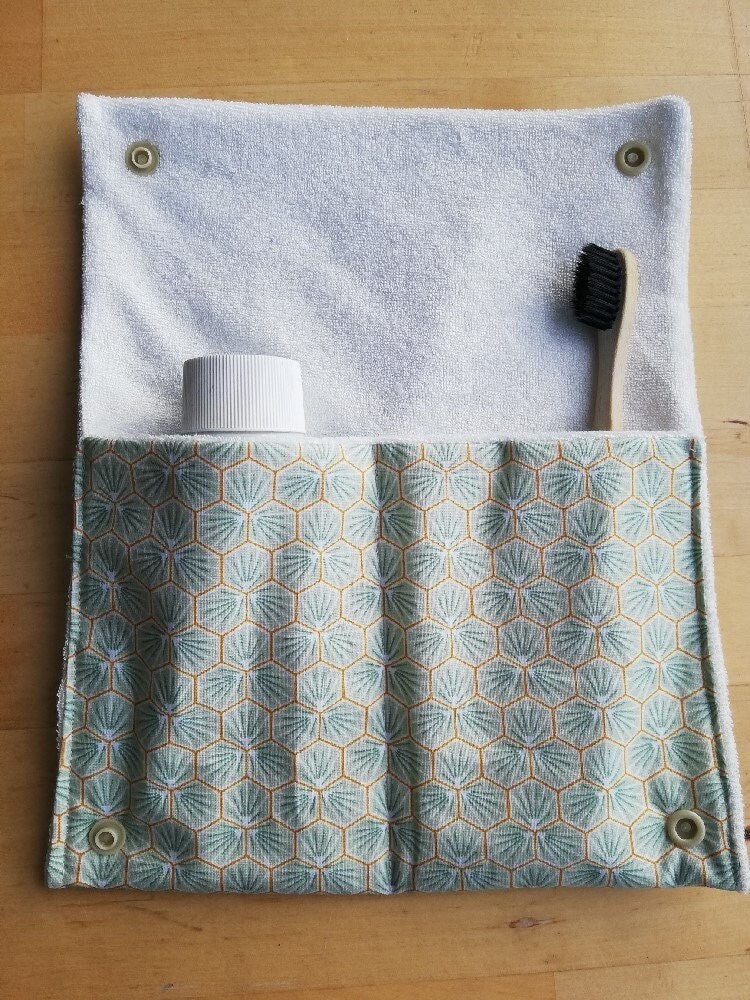 Pochette Brosse à Dents et Dentifrice, Grand Étui Imperméable Pour Électrique, Pochette Nomade, Idée