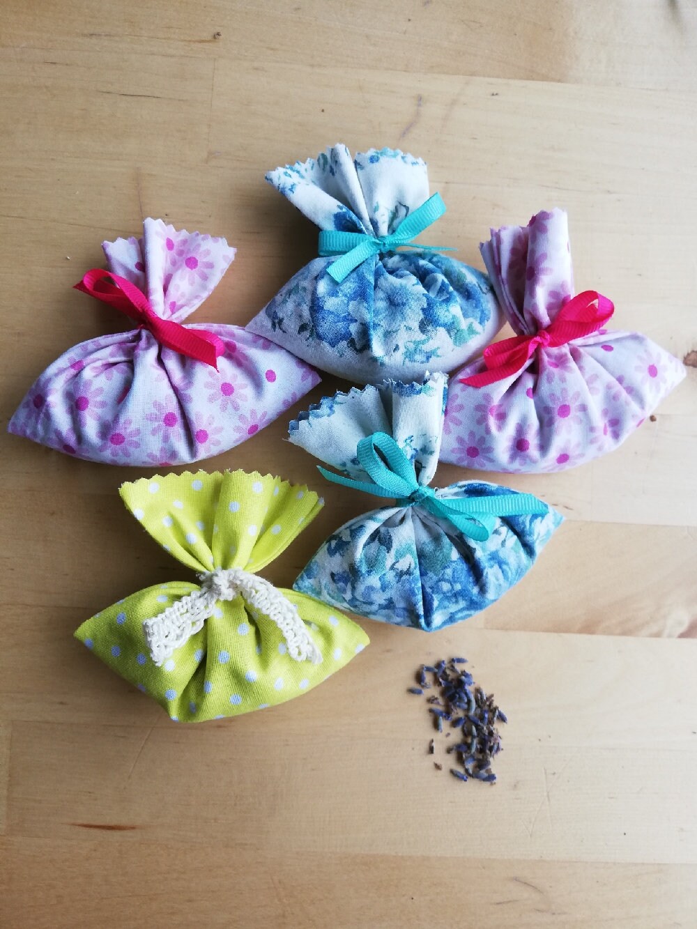 Sachets de Lavande Sèchée, Pochon Lavande, Sacs Fleurs Séchées, Pochons Senteur Lavande