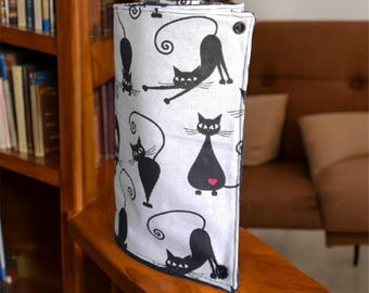 Asciugamani di carta lavabili, rotolo di carta assorbente a forma di gatto con pressa, cestino per strofinacci, accessorio da cucina riutilizzabile a zero sprechi, regalo utile