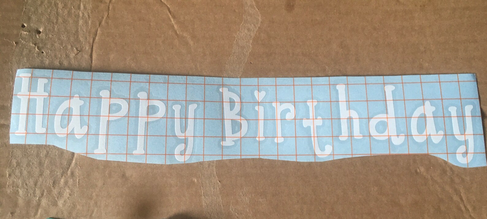 Happy Birthday vinyl stickers can be personalised Etsy