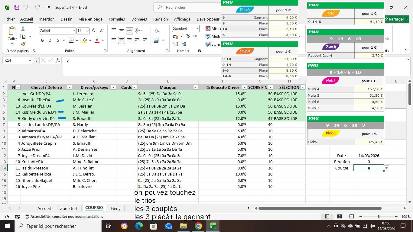SUPER TURF 5: the Ultimate Excel Algorithm to Master the PMU and Win ...