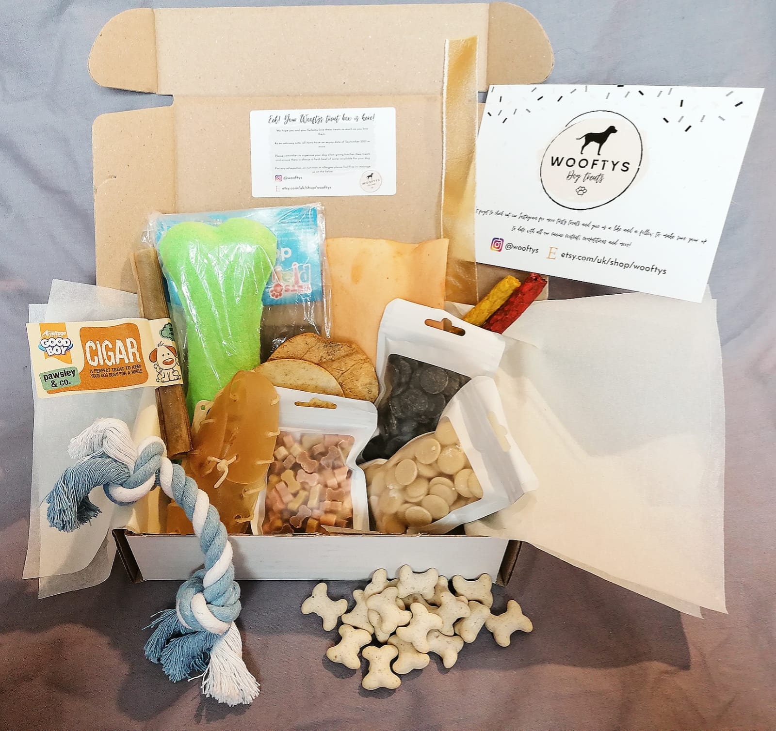 Playful Pup Dog Treat Box | Etsy