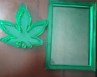 Set wietbladasbak en rolbak