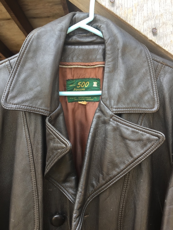Clothing Vintage 40s Leather Jacket 1940s Brown Leather Motorcyle Jacket Rare Mens Workwear Farm Wear Engineers Coat Marlon Brando Biker Women S Clothing
