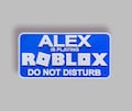 PERSONALISED 3D ROBLOX SIGNS