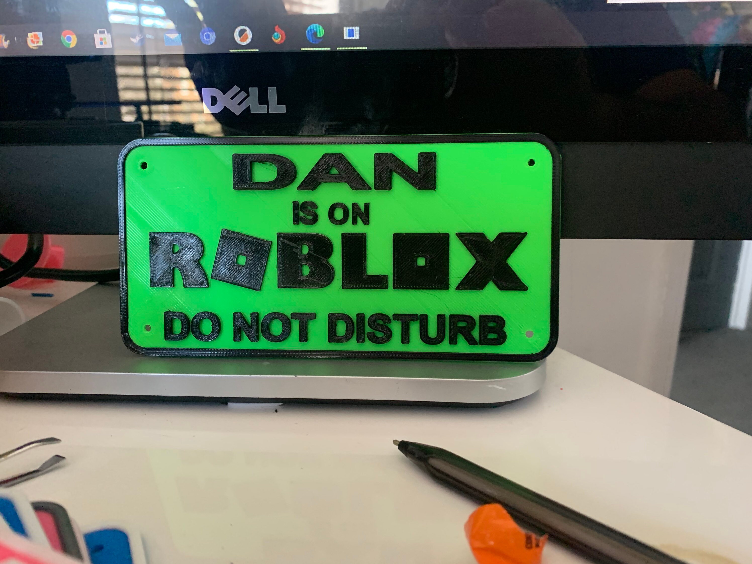 PERSONALISED 3D ROBLOX SIGNS Etsy