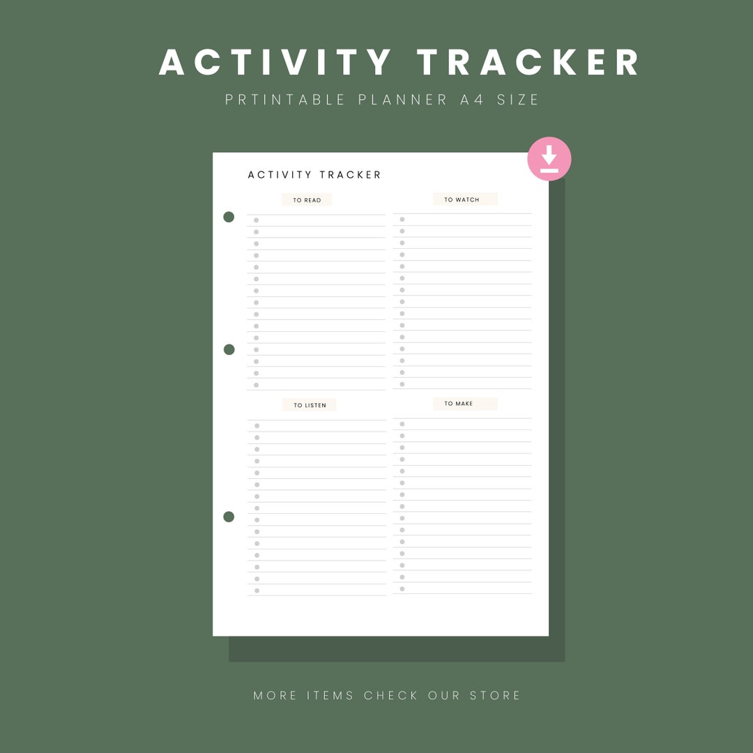 Work Tracker Worksheet.pdf Activity Tracker Printable Inserts for Work | Work Timesheets Template ...