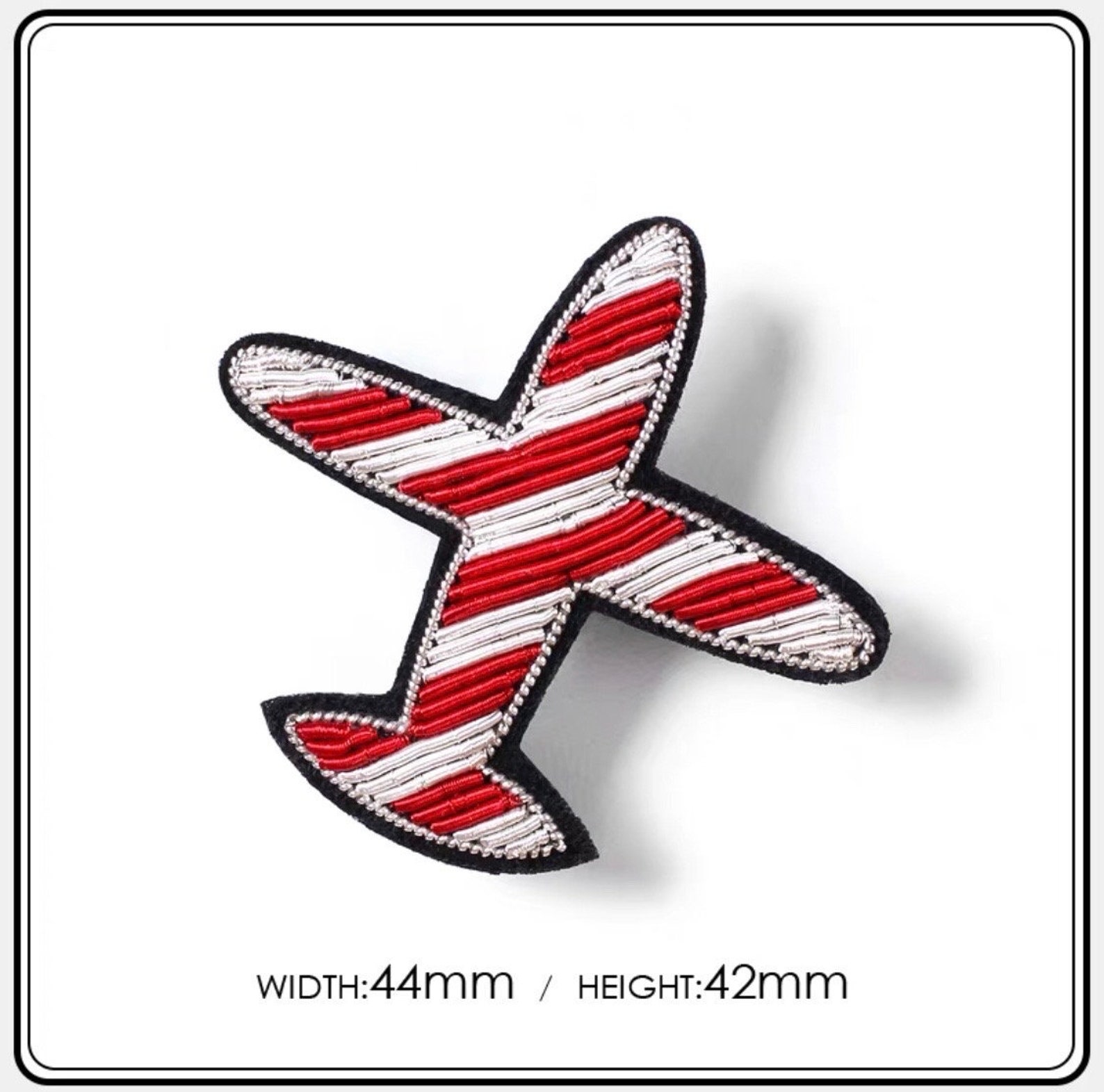 Air Plane Badges Embroidered Pins Air Plane Badges Air Etsy