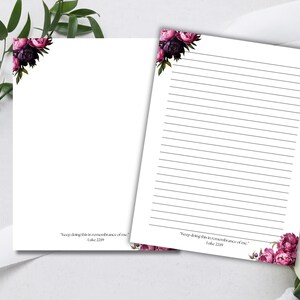 Carta de invitación conmemorativa, papel imprimible, papelería para escribir cartas Jw, descarga digital, papel rayado y en blanco, papel para escribir cartas Jw