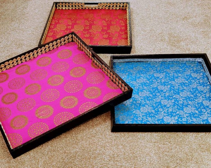 Decorative Wedding Tray, Engagement, Mehndi, Trousseau, Indian Wedding ...