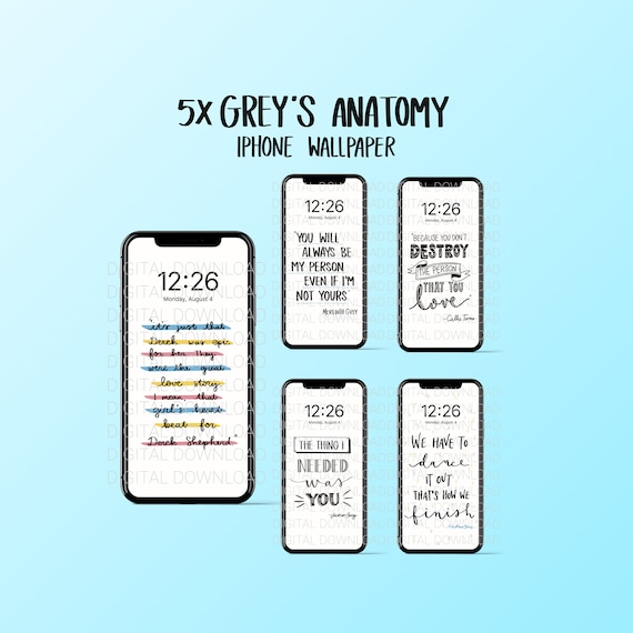 Grey s anatomy wallpaper quotes