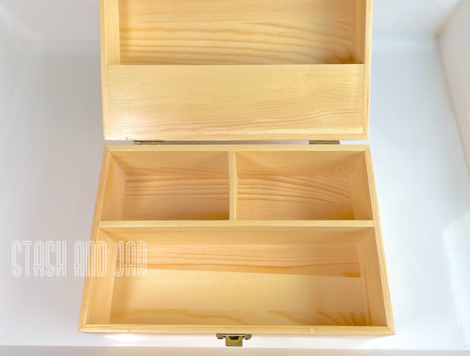 Wood Stash Box With Unique Design: lets Get High Mountains - Etsy
