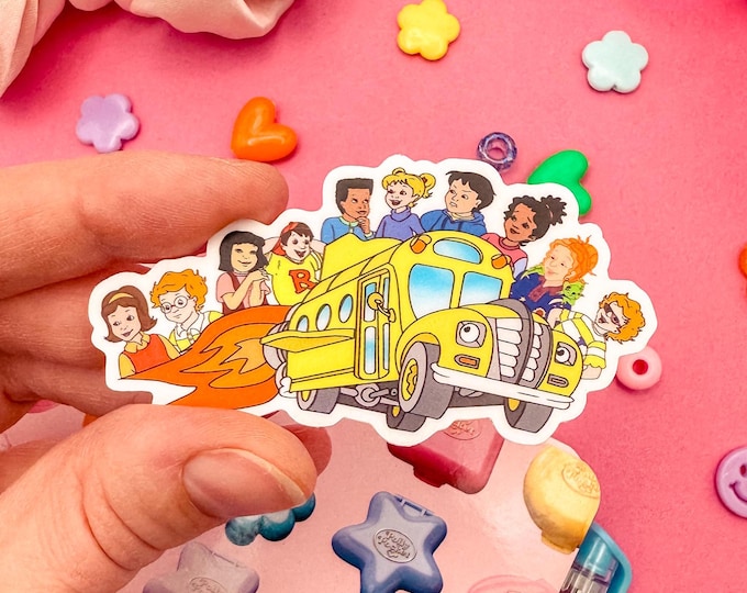 Sticker Te Magic The Magic School Bus Inspired Sticker, Waterproof & Digitally ...