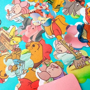 Confeti de Winnie The Pooh - Dispersar - Decoración para fiestas - Set de papelería Disney de 40 piezas