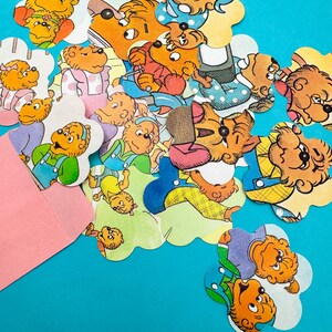 Berenvlek beren confetti - verstrooid - feestdecoratie - stationaire set van 40 stuks