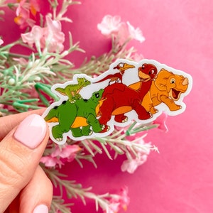 The Land Before Time Sticker, Waterproof & Digitally illustrated.