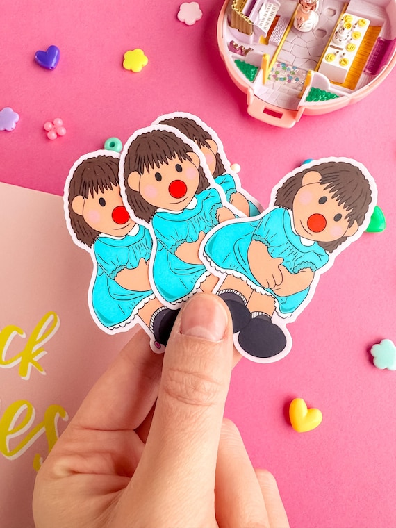 Molly Doll ( Big Comfy Couch ) Waterproof & Digitally Drawn Sticker