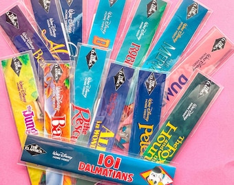 Disney Classic VHS Tape Spine Bookmarks – Up-cycled Disney Gift