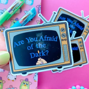 Are You Afraid Of The Dark Aufkleber, wasserdicht & digital illustriert, Midnight Society, Kids TV Show, 90er Jahre