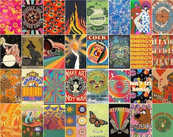 70S Easy Aesthetic Hippie Drawings Hippie Art Etsy etsy