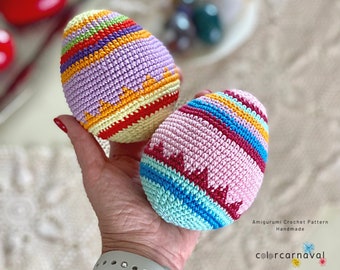 PATTERN Crochet Easter Egg : (Amigurumi / Yarn)