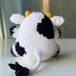 PATTERN Lolly Velvet COW Crochet Amigurumi Cute Soft Velvet Cow Tutorial English PDF Instant Download image 5