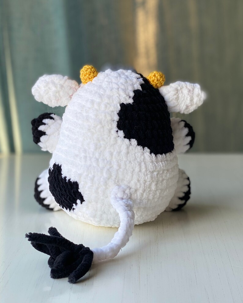 PATTERN Lolly Velvet COW Crochet Amigurumi Cute Soft Velvet Cow Tutorial English PDF Instant Download image 5