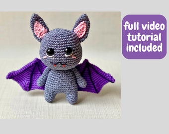 PATTERN Crochet Baby Bat Otis, Crochet Doll