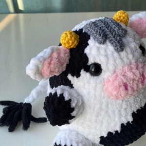 PATTERN Lolly Velvet COW Crochet Amigurumi Cute Soft Velvet Cow Tutorial English PDF Instant Download image 6