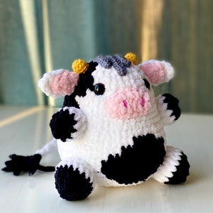 PATTERN Lolly Velvet COW Crochet Amigurumi Cute Soft Velvet Cow Tutorial English PDF Instant Download image 8