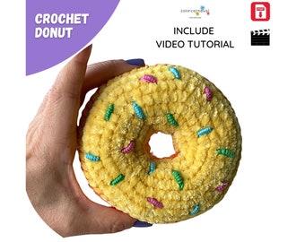 PATTERN Crochet Donut Gift