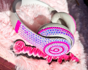 Beats Headphones-Custom Rhinestoned Beats Headphones
