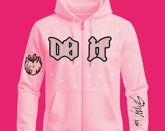 Stray Kids Rhinestone Zip up Hoodie | DO IT Inspired K-pop Hoodie