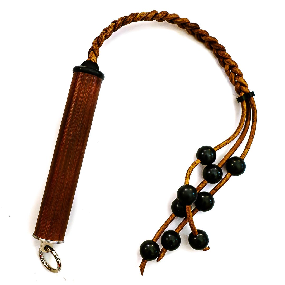 Flagrum/play. Roman Whip (61 Cm/24") Based on an Ancient Model, With Rubber Balls
